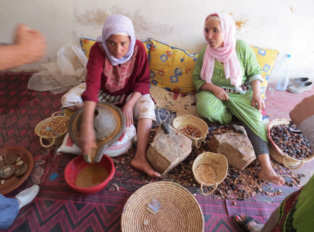 Femme huile d'argan