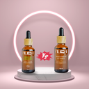 Une bouteille d'huile d'argan et une bouteille d'huile de cacay