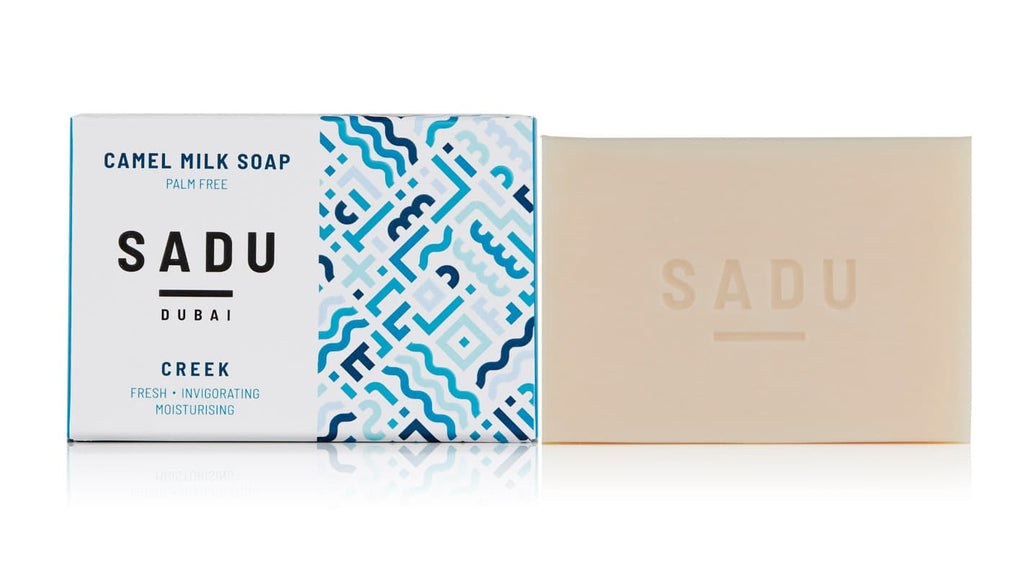 savon de face sur fond blanc
