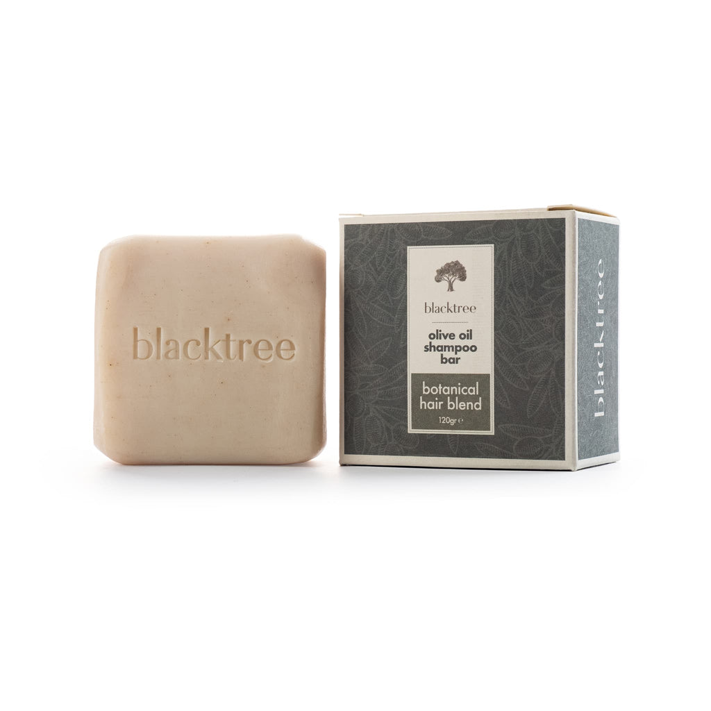 shampoing solide de face sur fond blanc